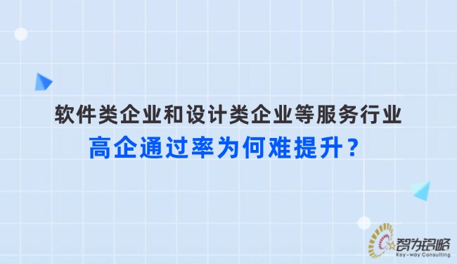 软件类企业和设计类企业等服务行业高企通过率为何难提升？.jpg